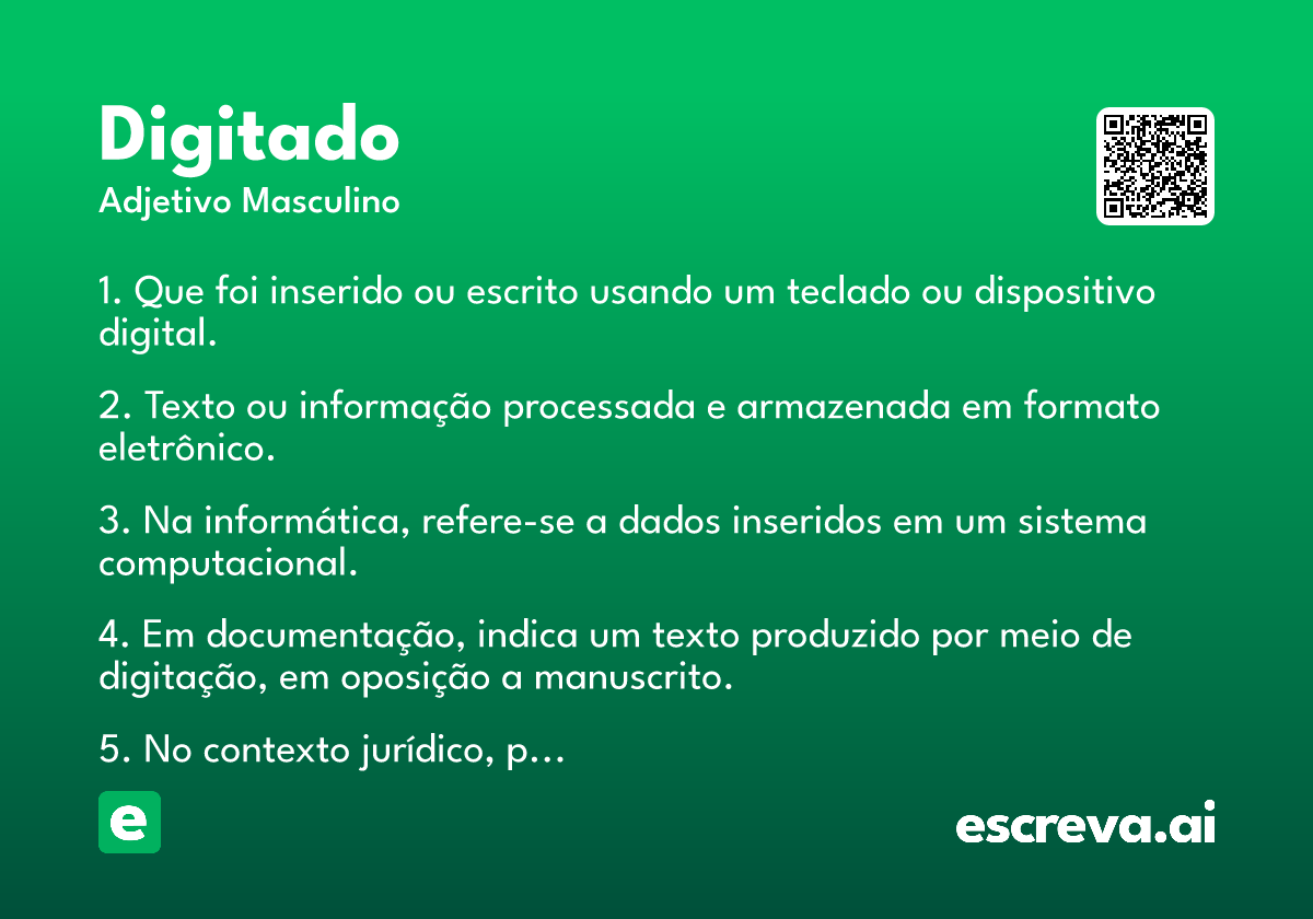 digitado