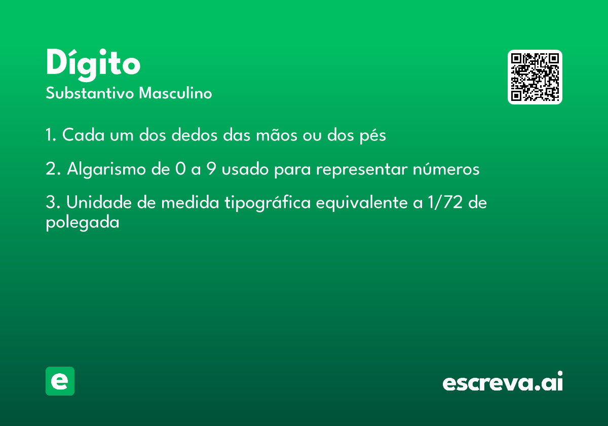 dígito