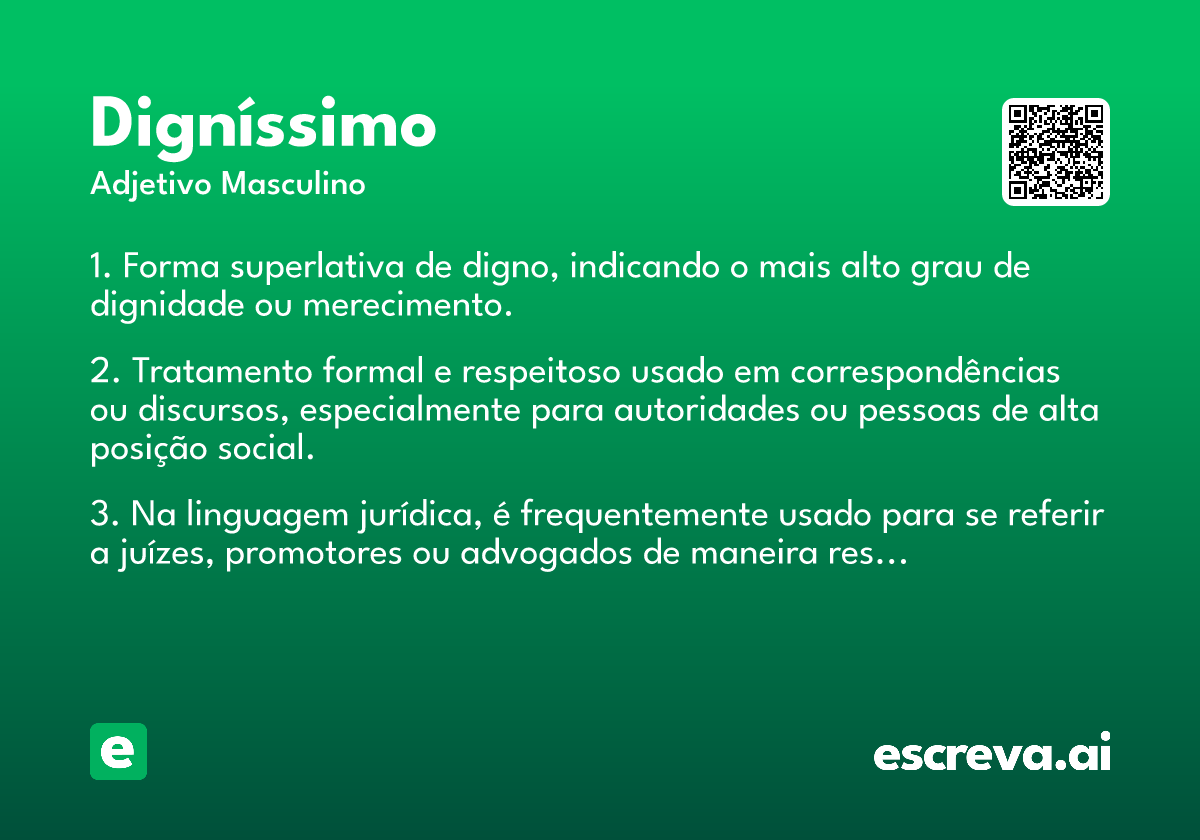 digníssimo