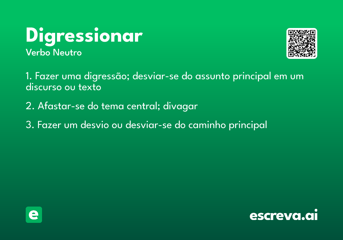 digressionar