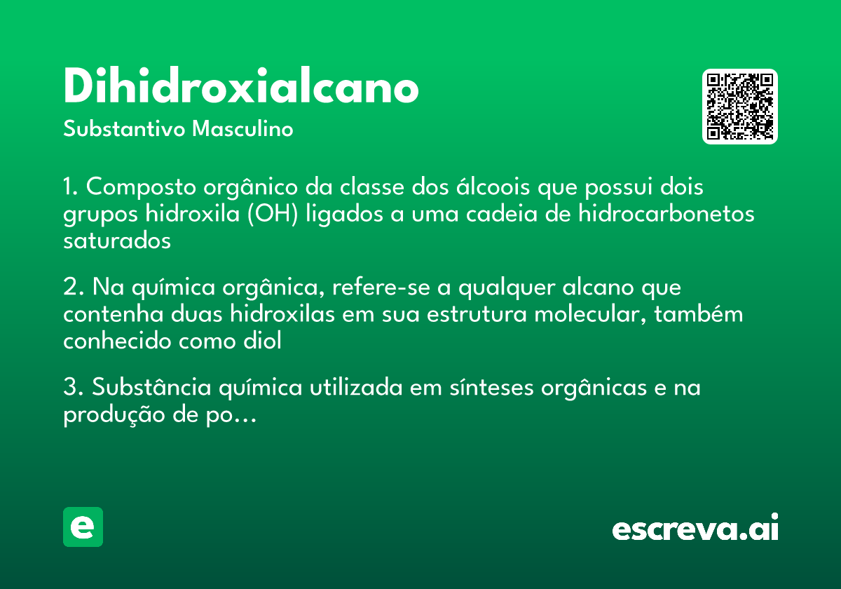 dihidroxialcano