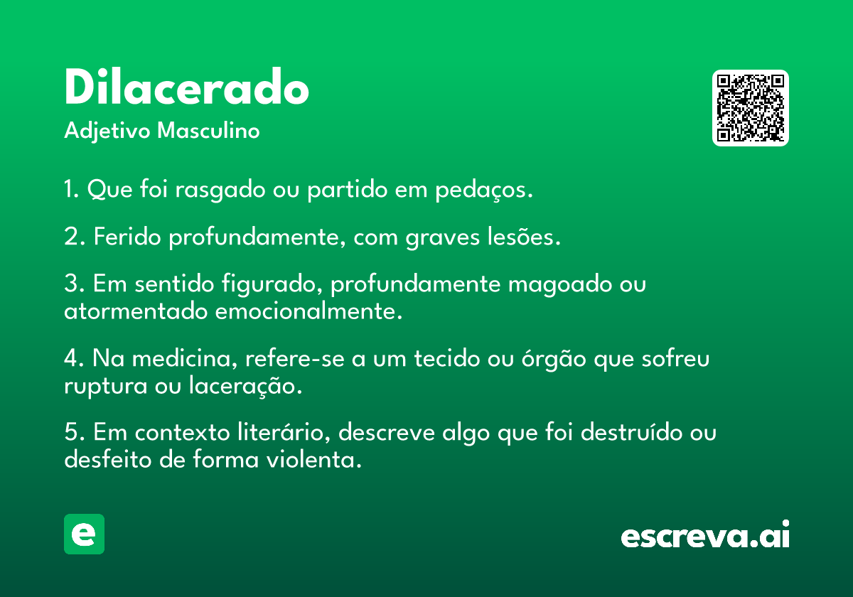 dilacerado