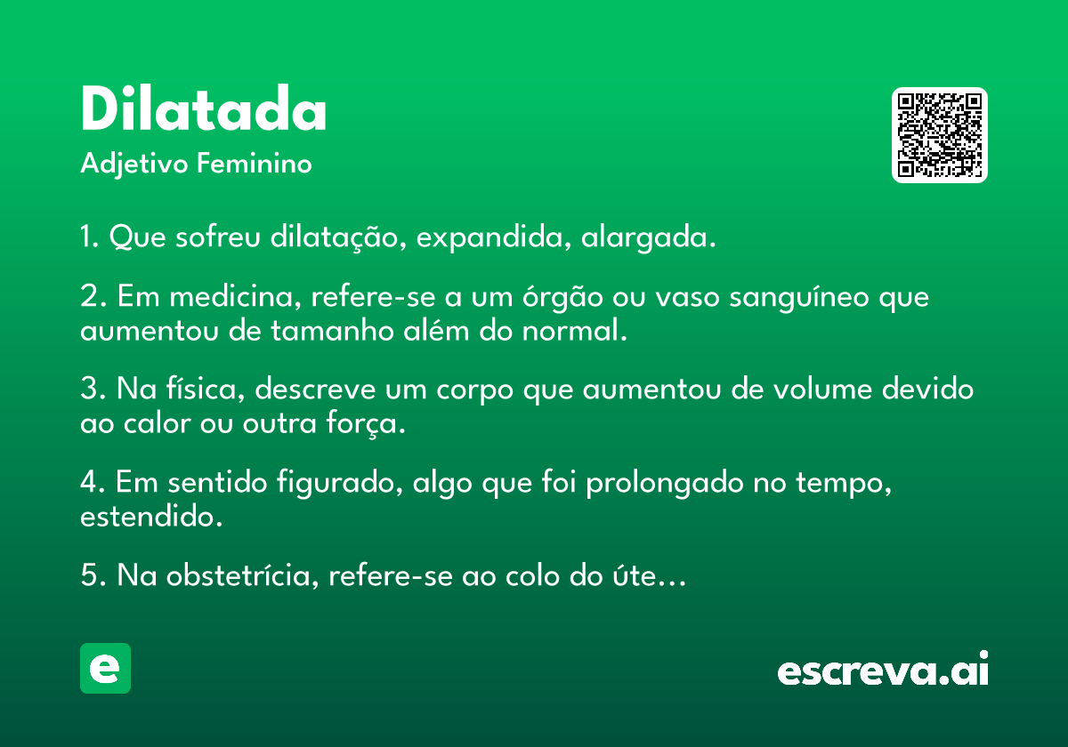 dilatada