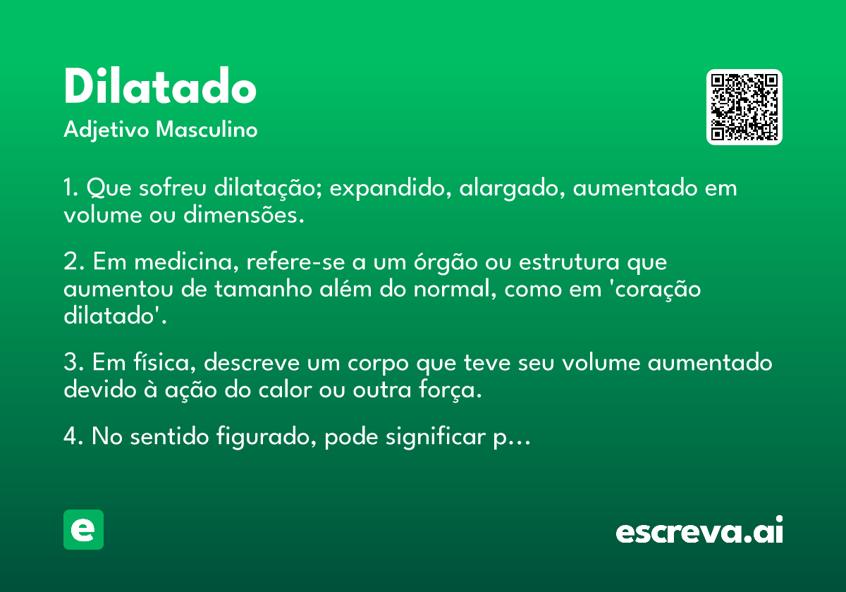 dilatado