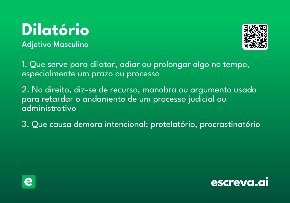 dilatório
