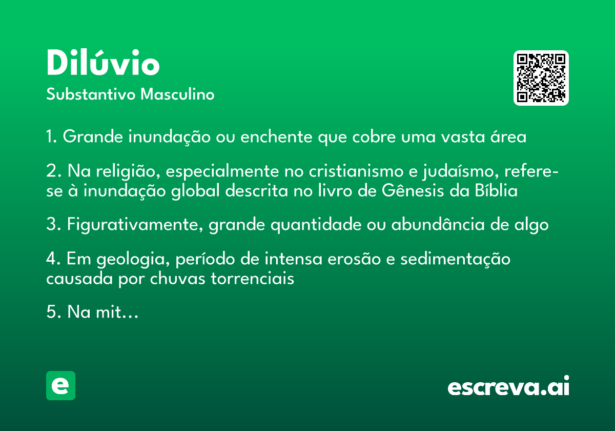 dilúvio