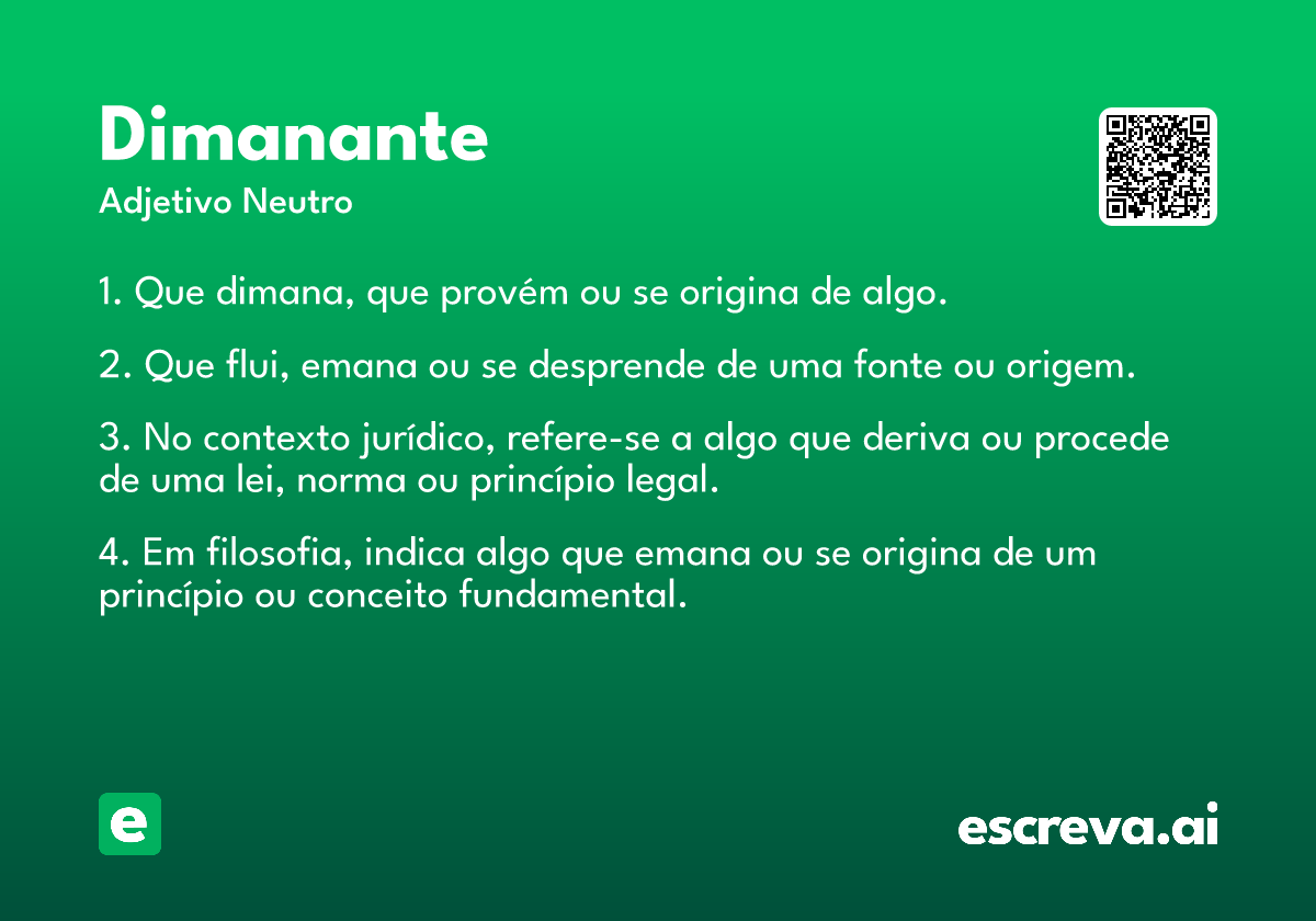 dimanante