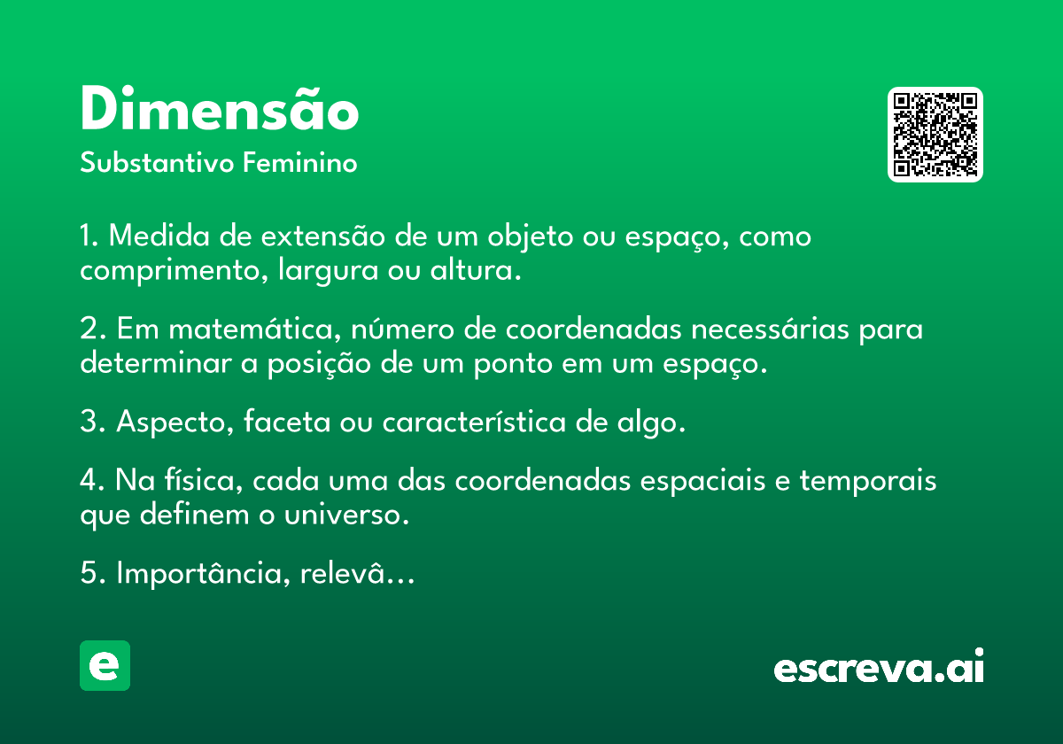 dimensão