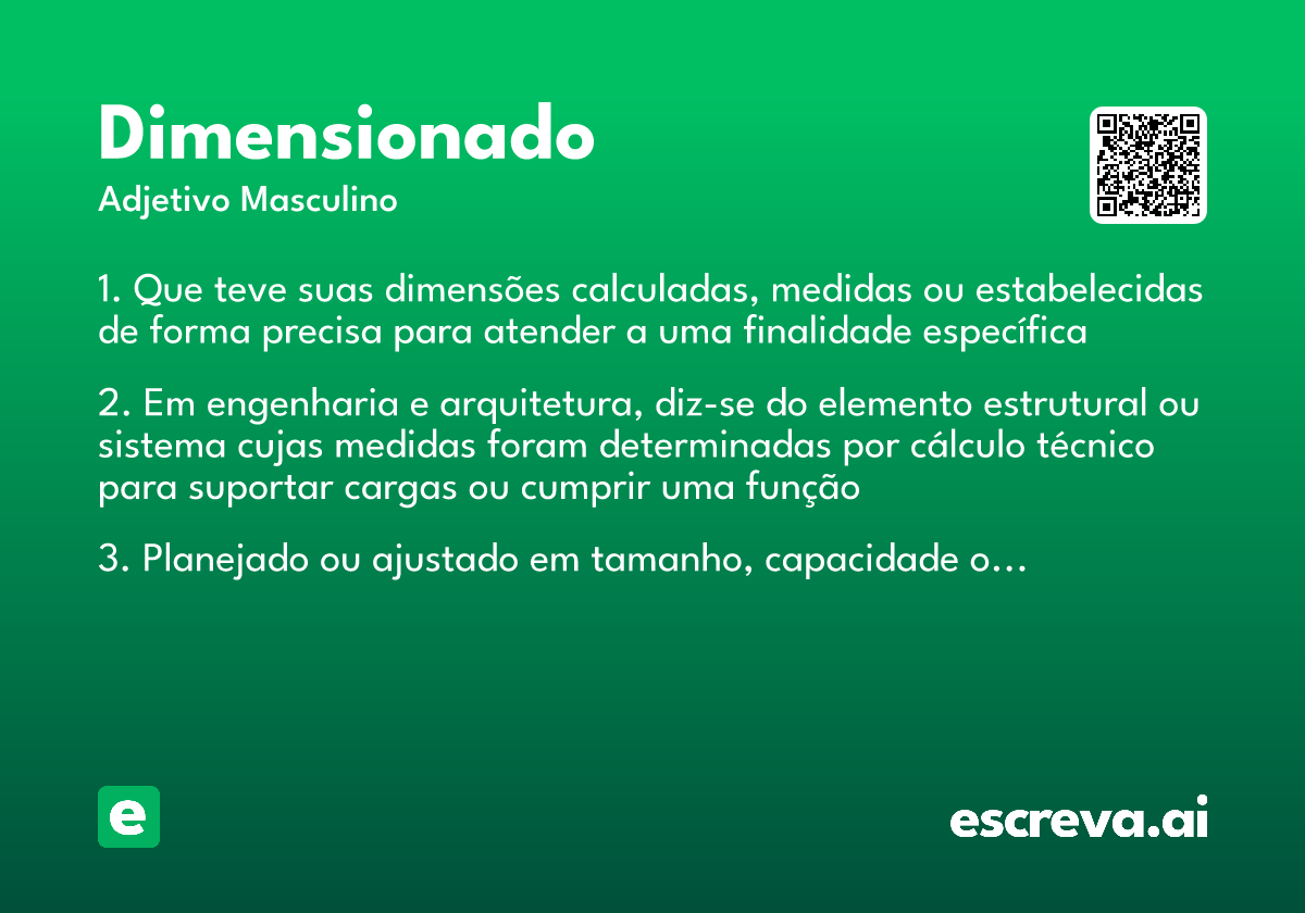 dimensionado