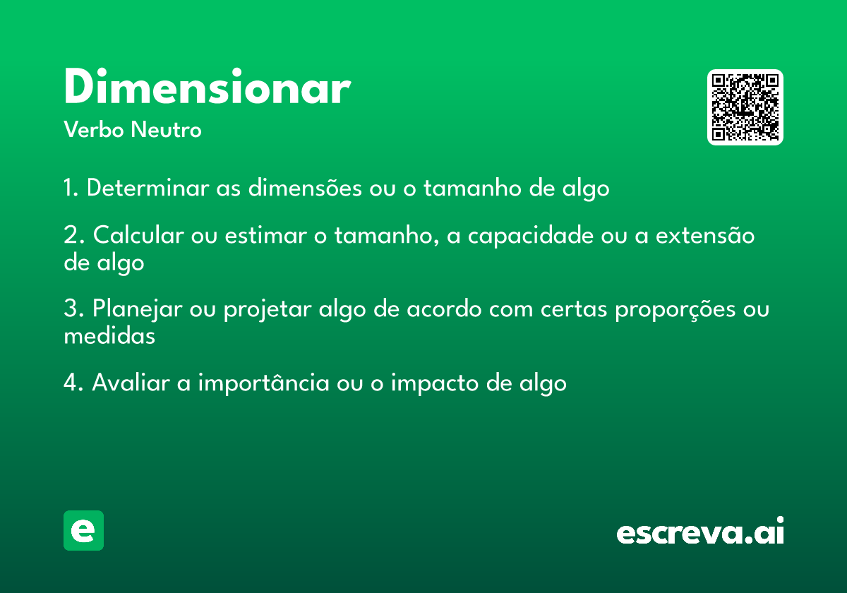 dimensionar