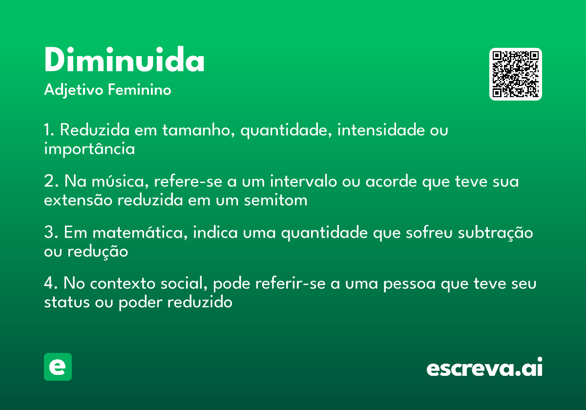 diminuida