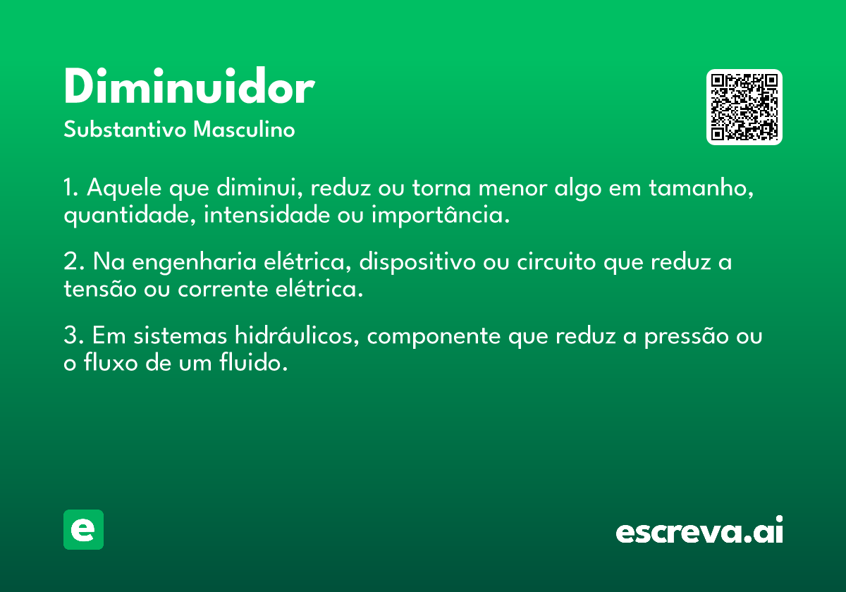 diminuidor
