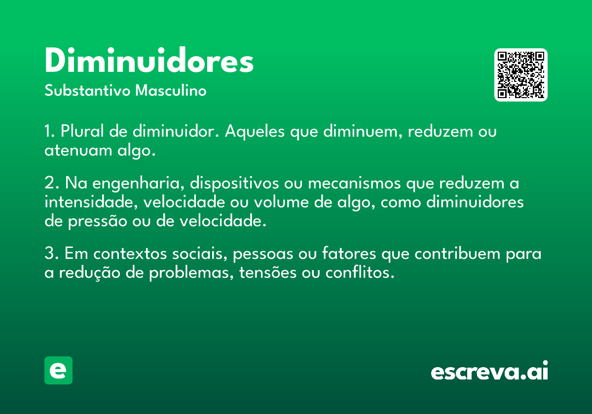 diminuidores
