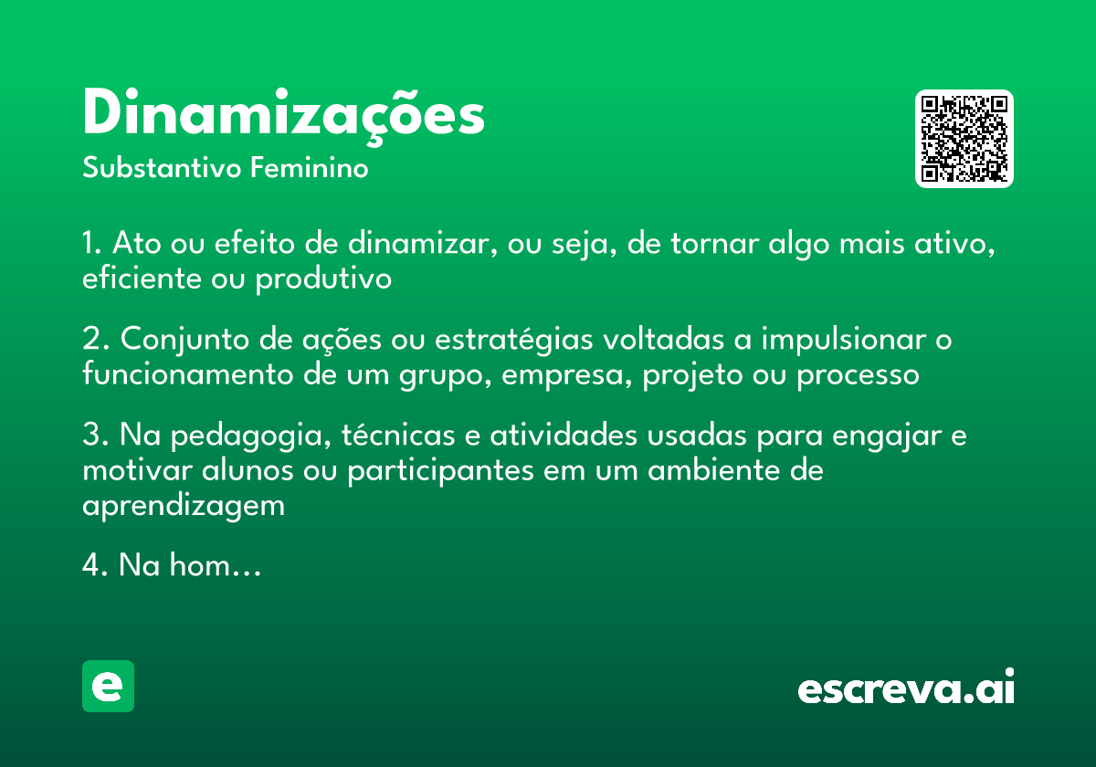dinamizações