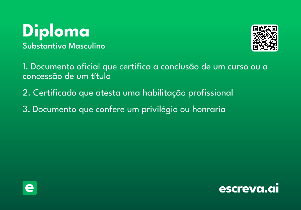 diploma