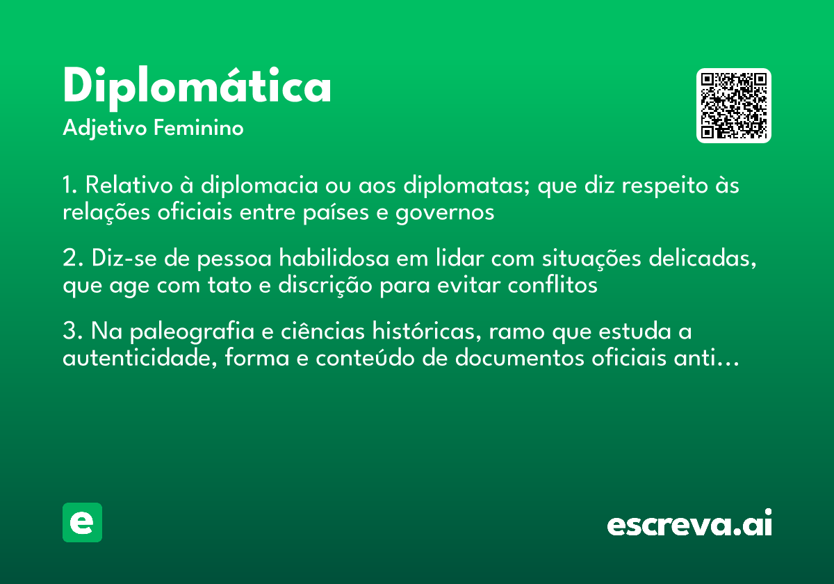 diplomática