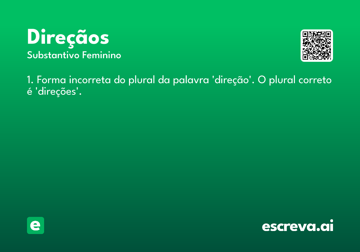 direçãos