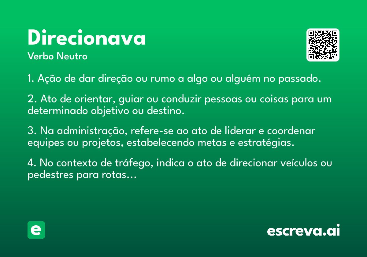 direcionava