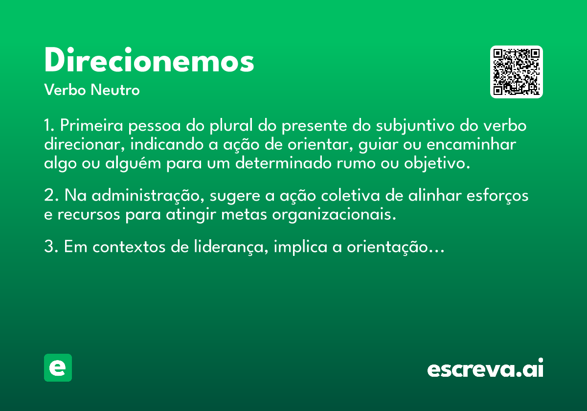 direcionemos