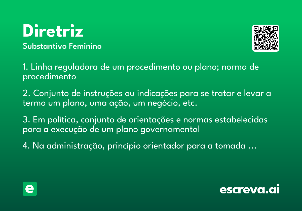 diretriz