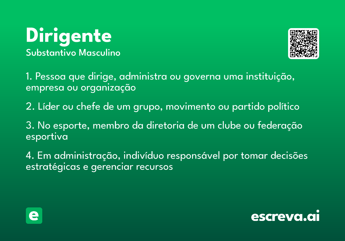 dirigente