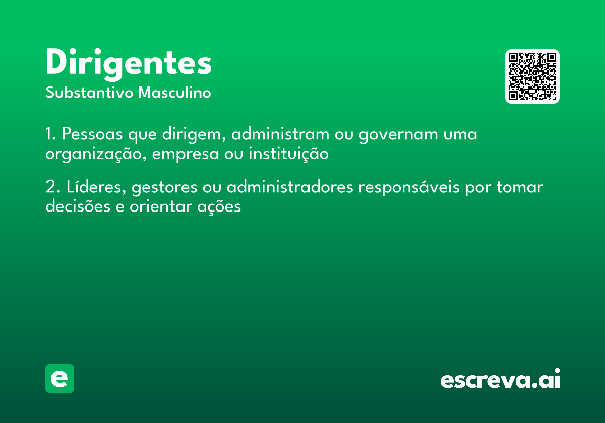 dirigentes