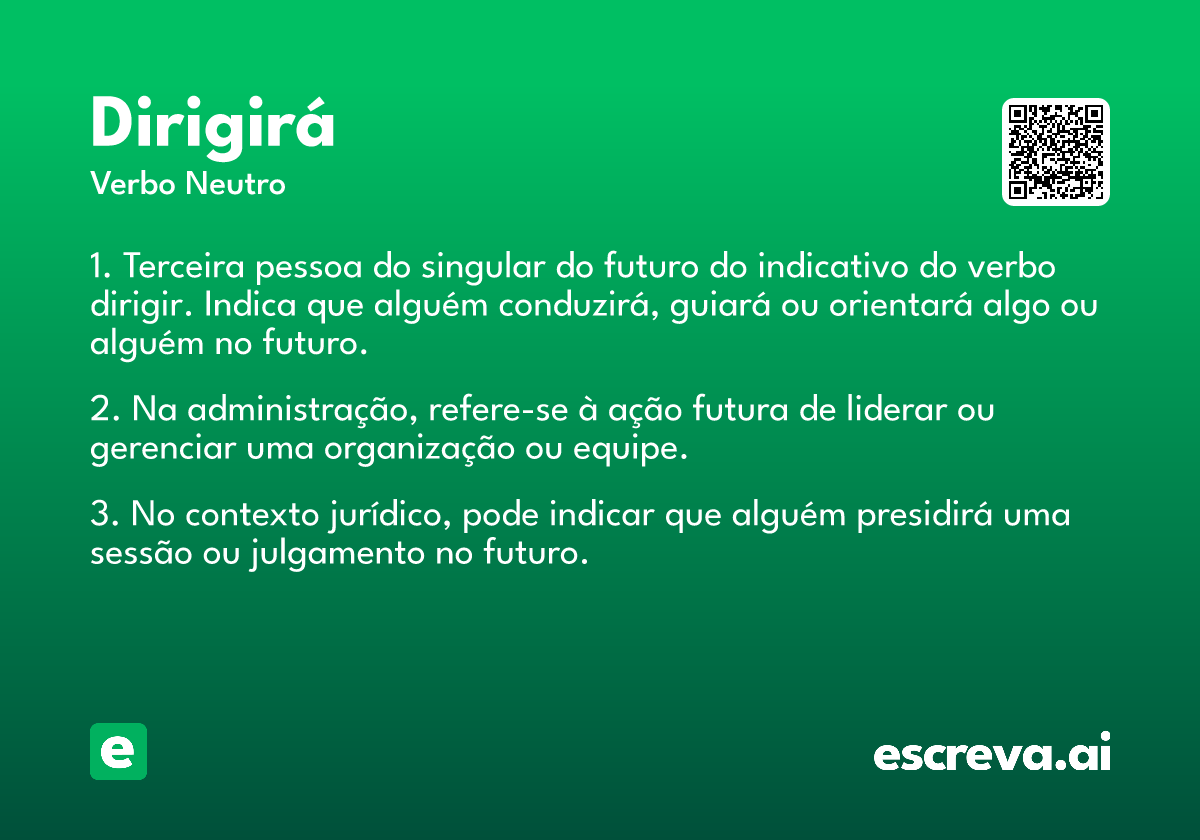 dirigirá