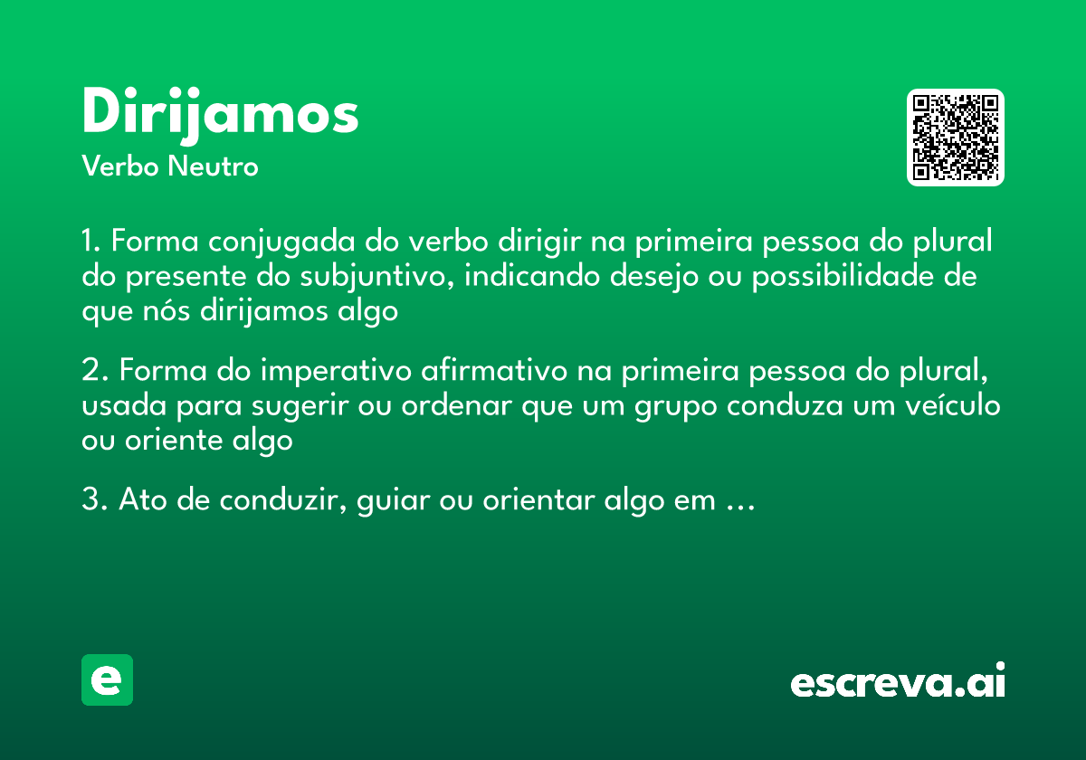 dirijamos