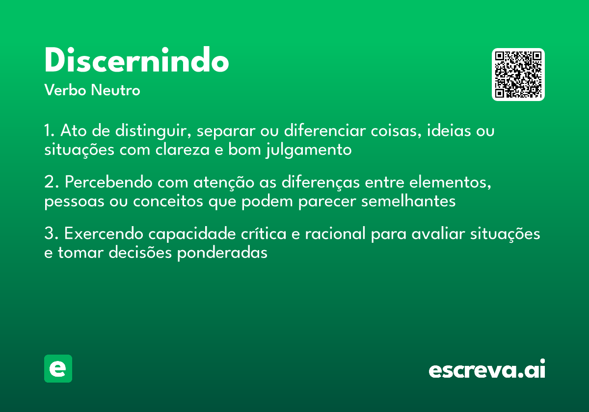 discernindo