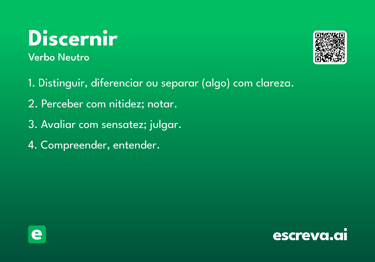 discernir