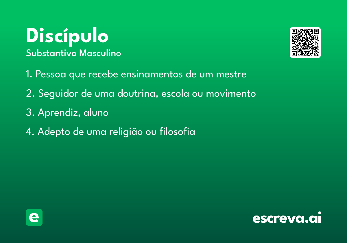 discípulo