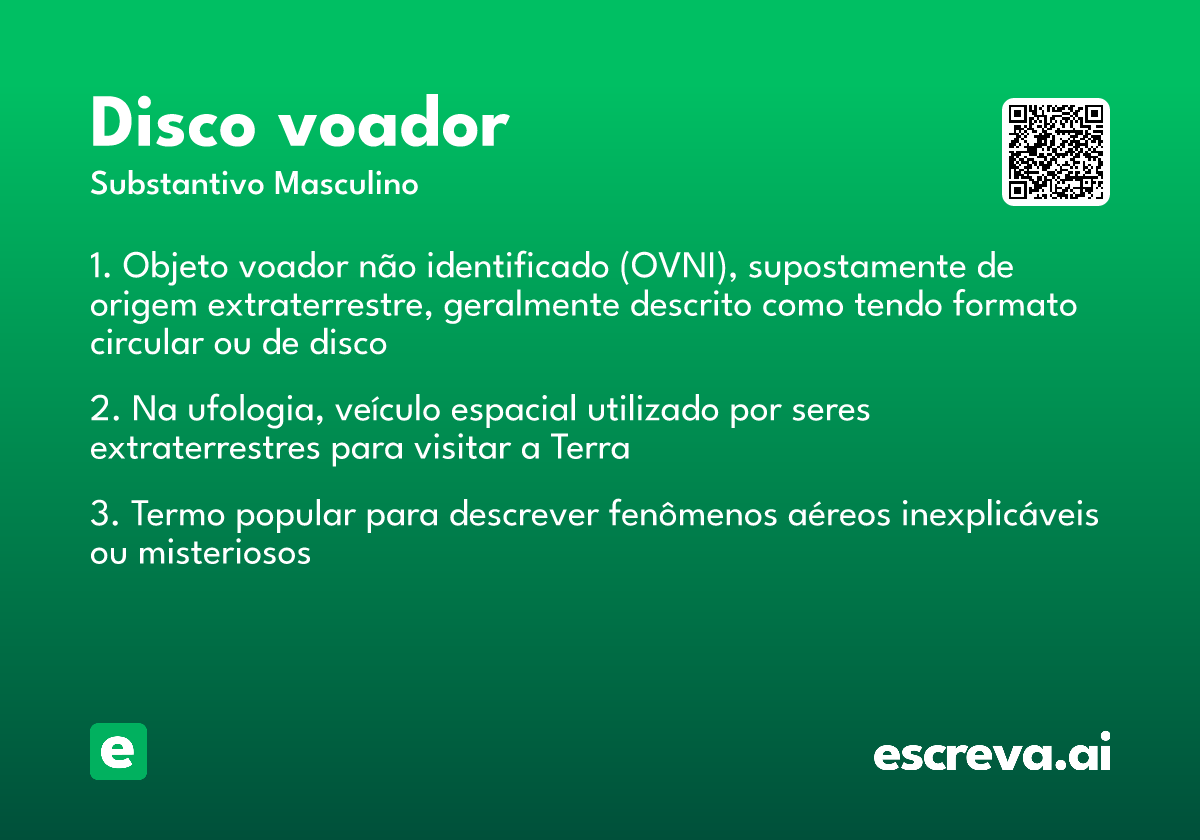 disco voador
