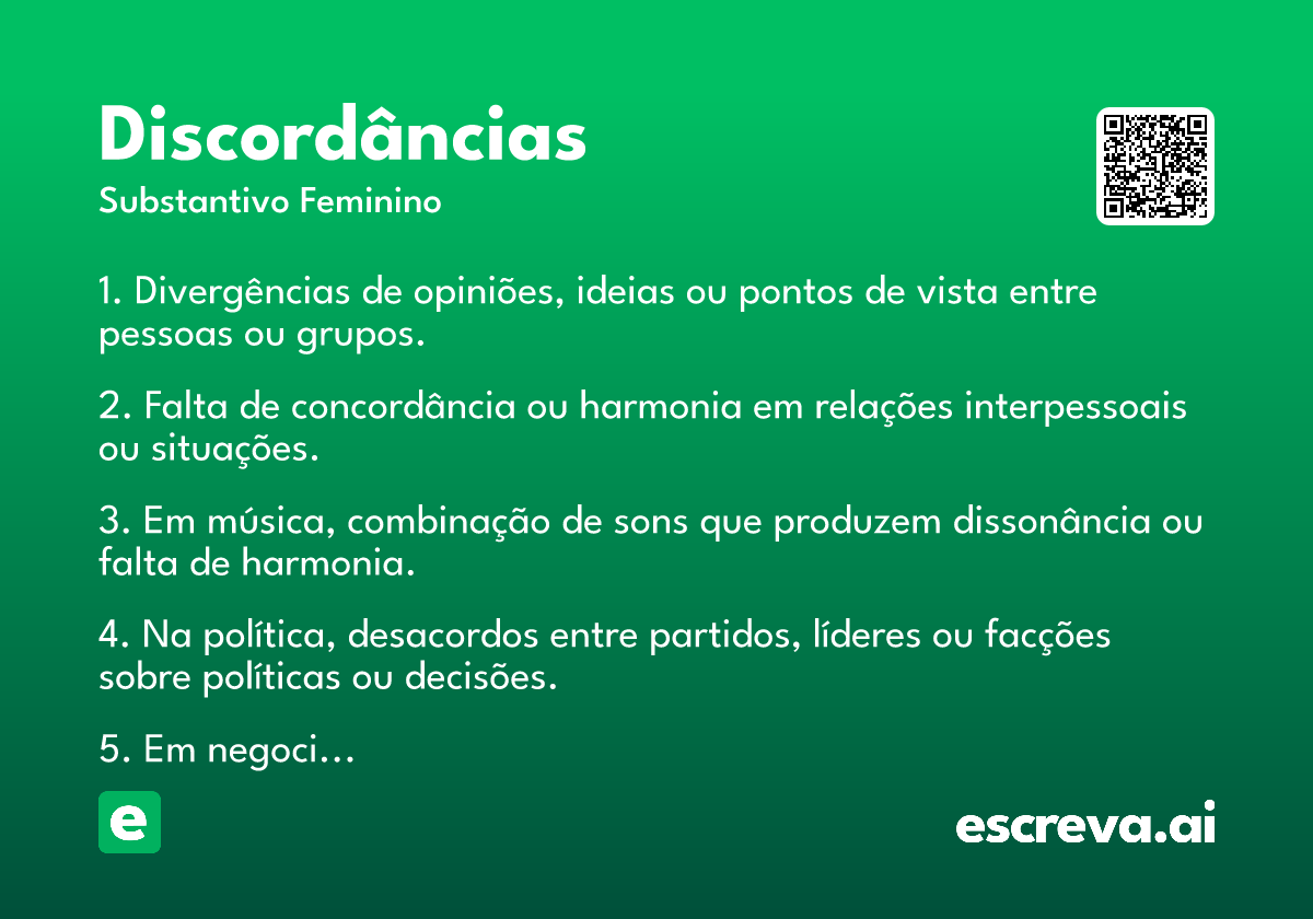 discordâncias