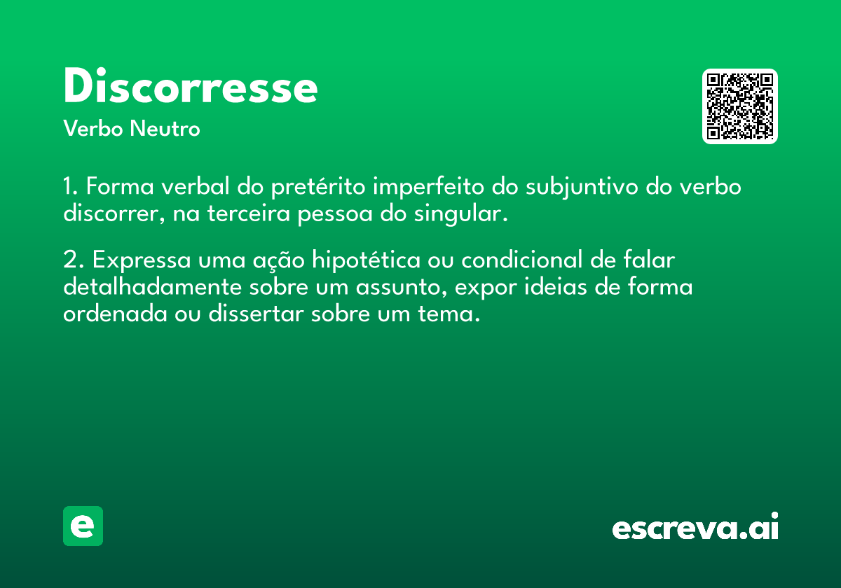 discorresse