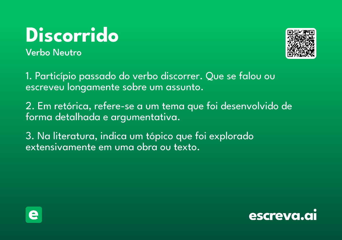 discorrido