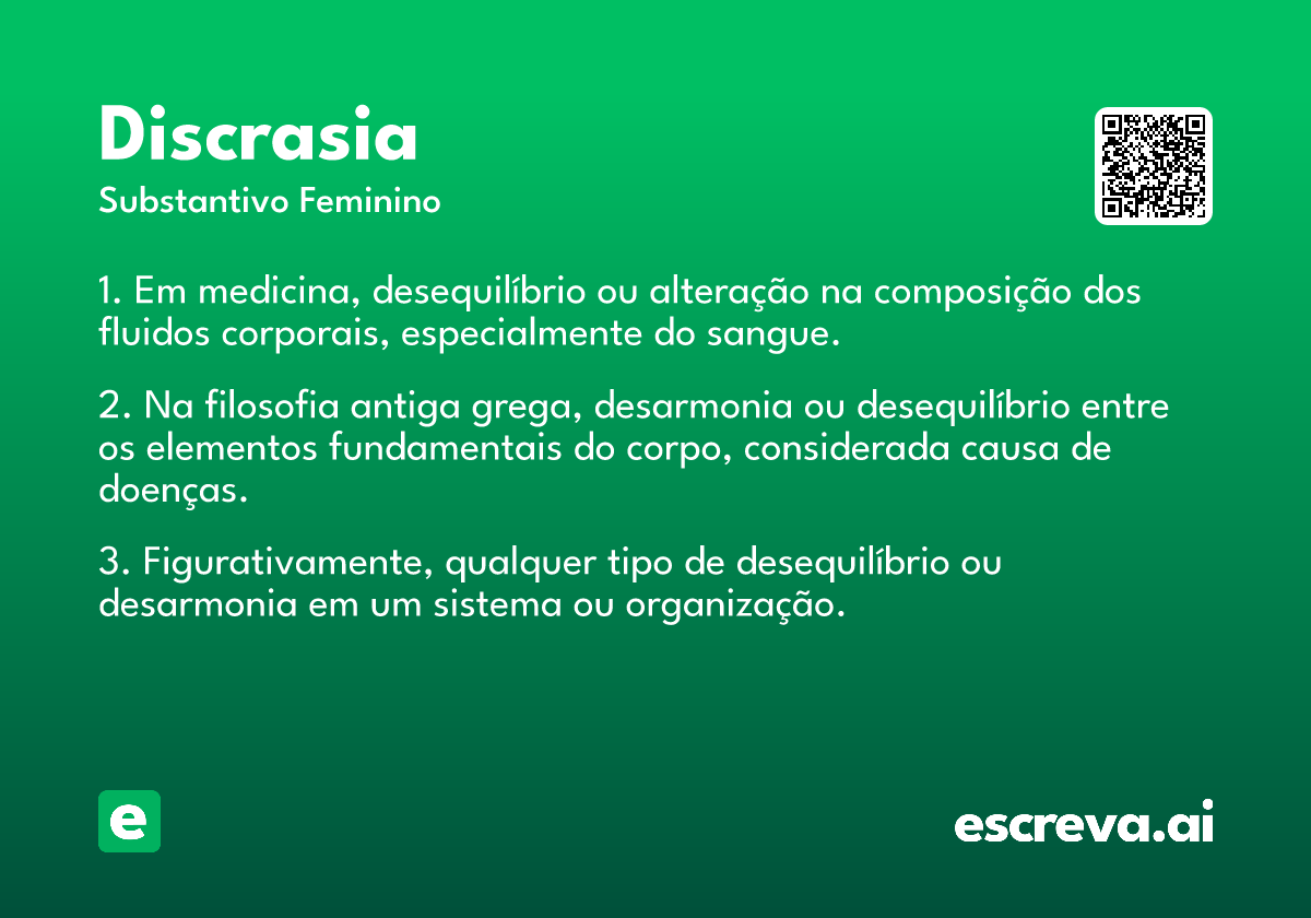 discrasia