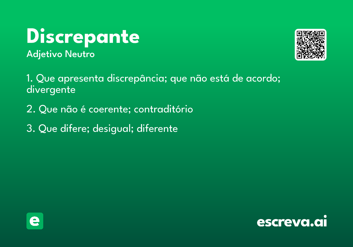 discrepante