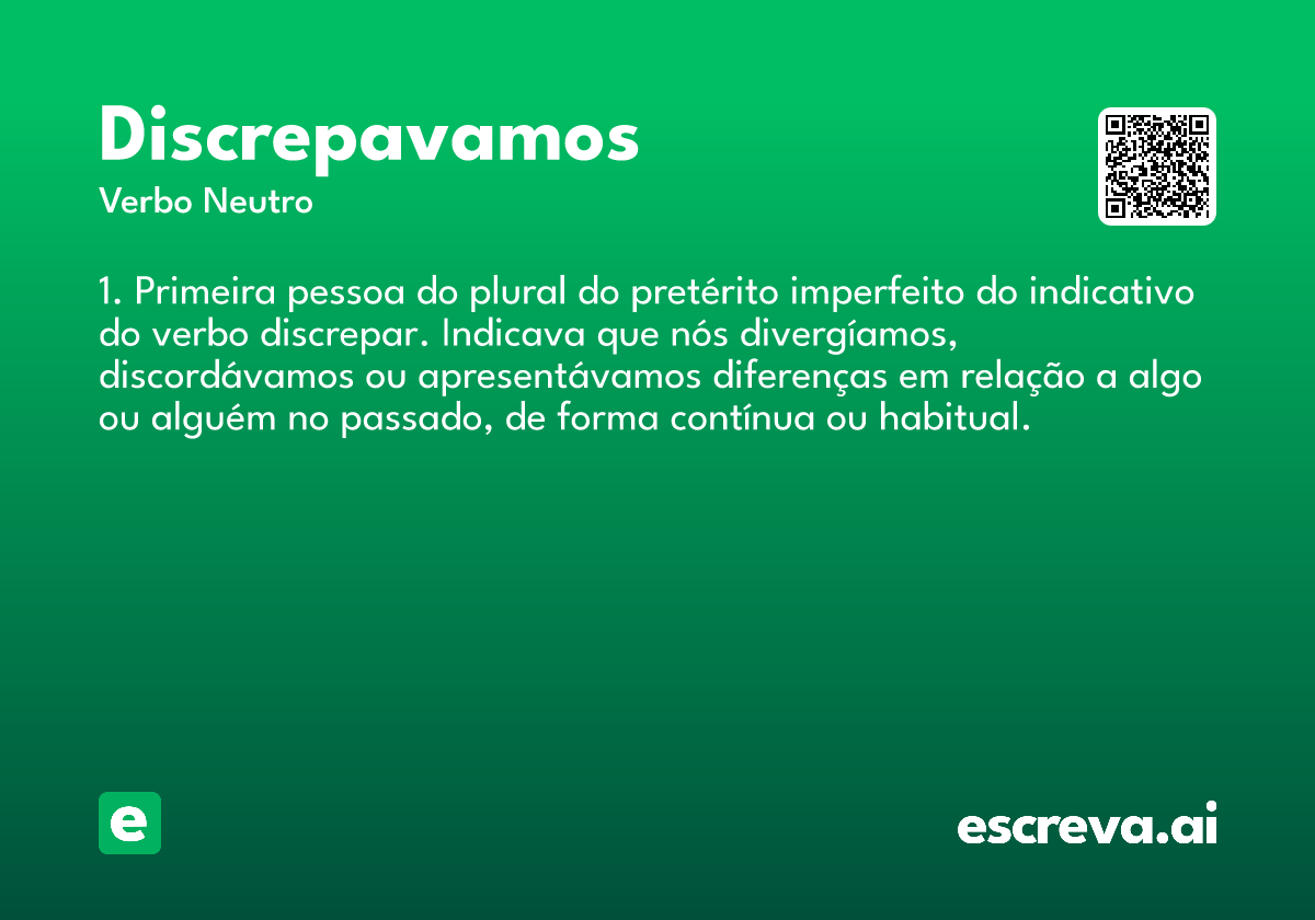 discrepavamos