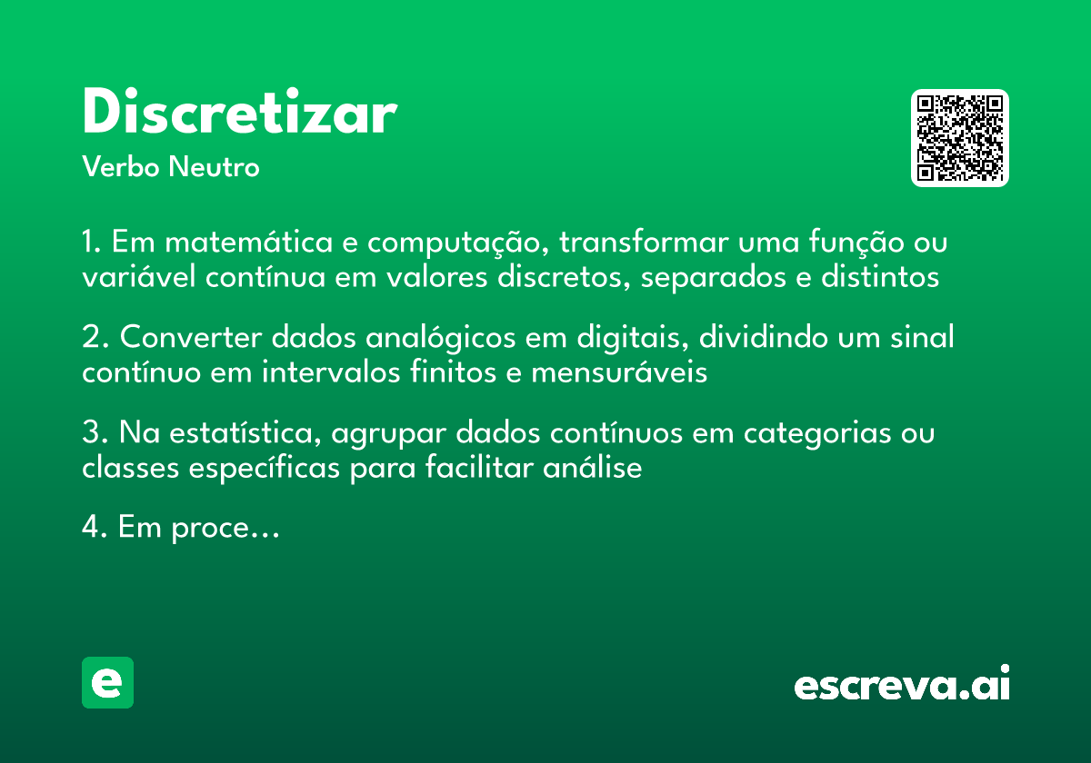 discretizar