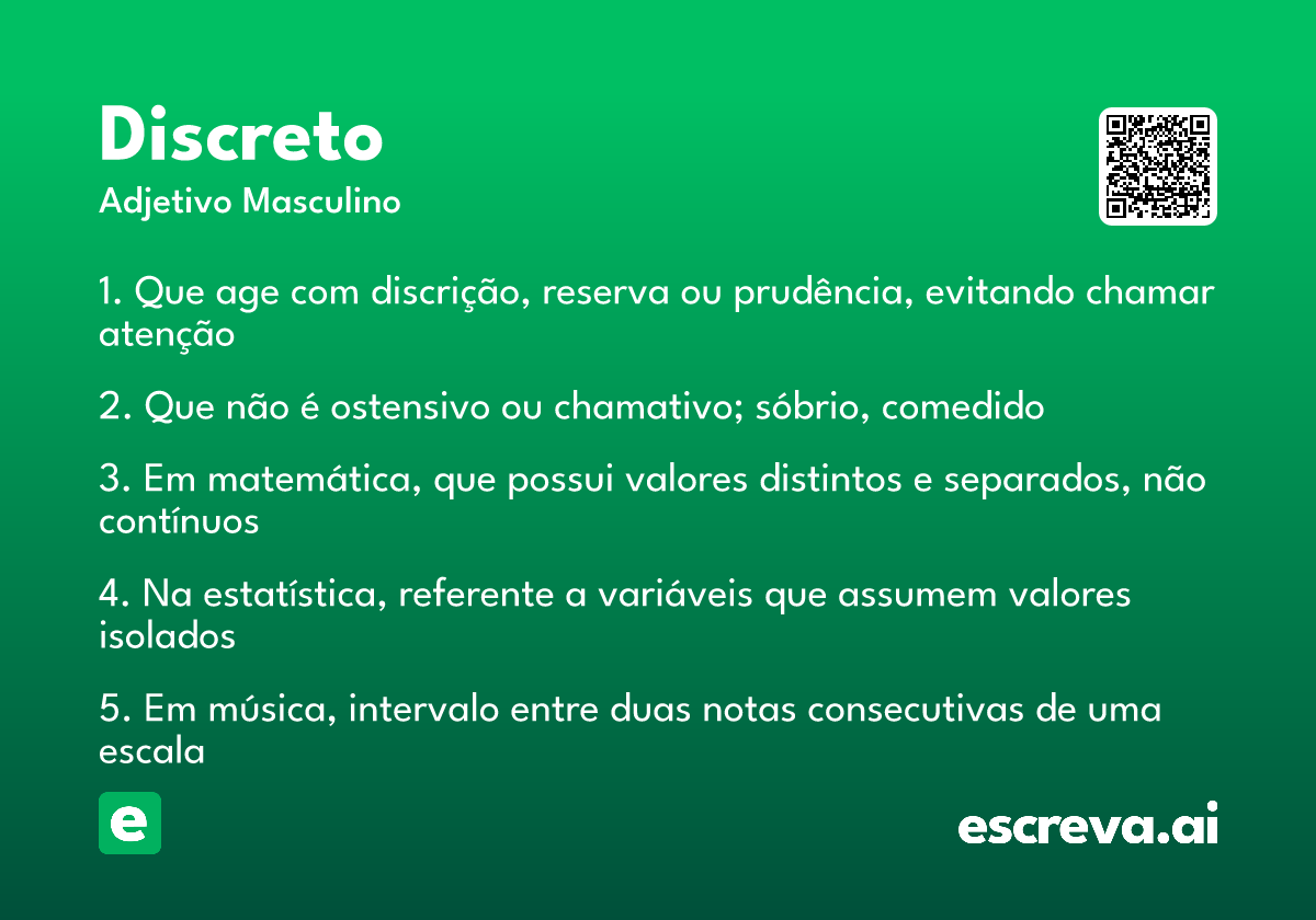 discreto
