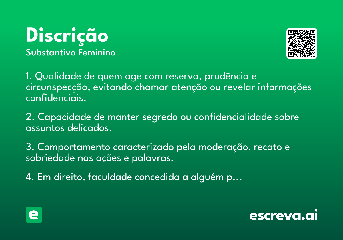 discrição