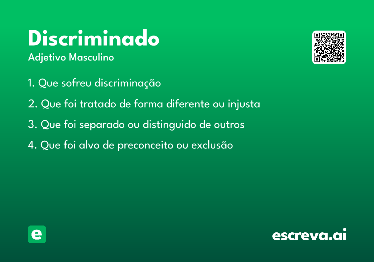 discriminado