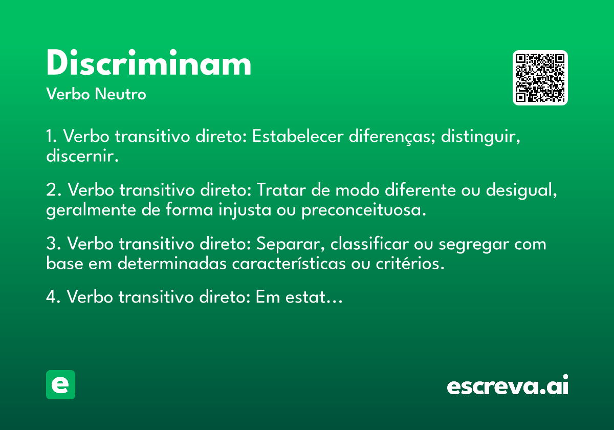 discriminam