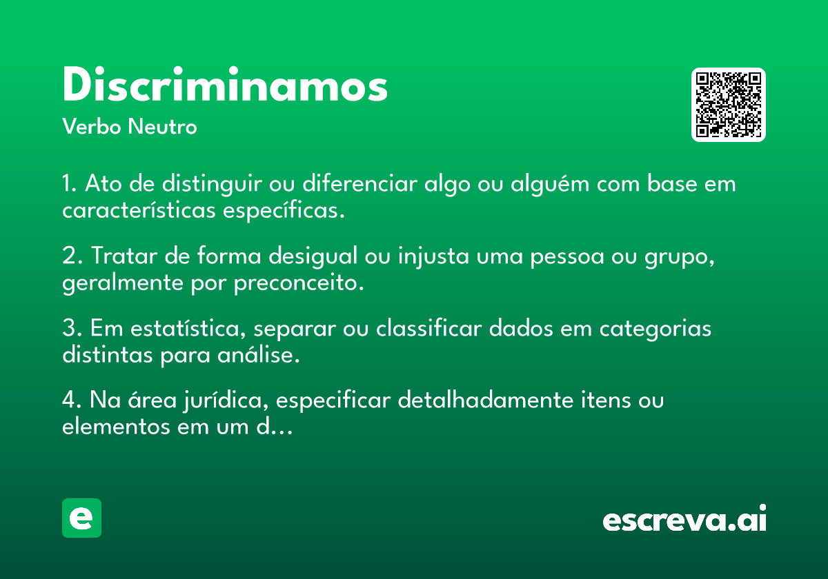 discriminamos