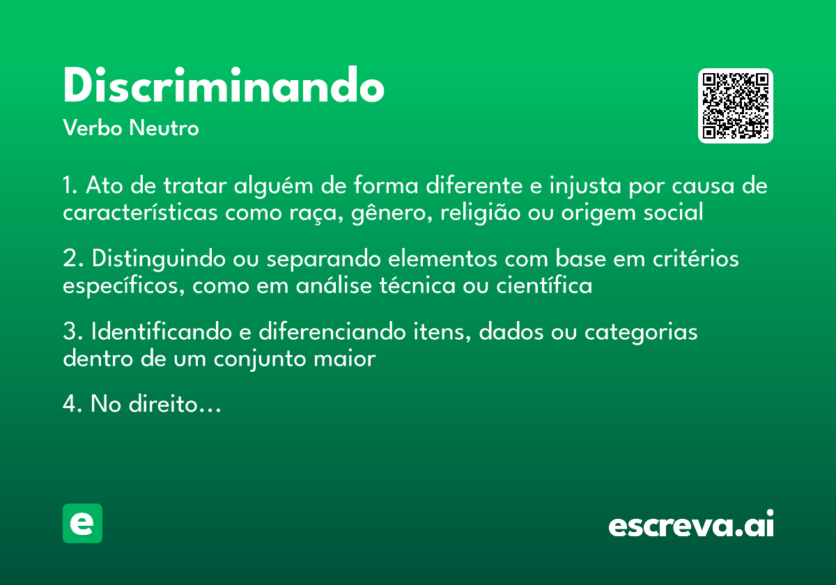 discriminando