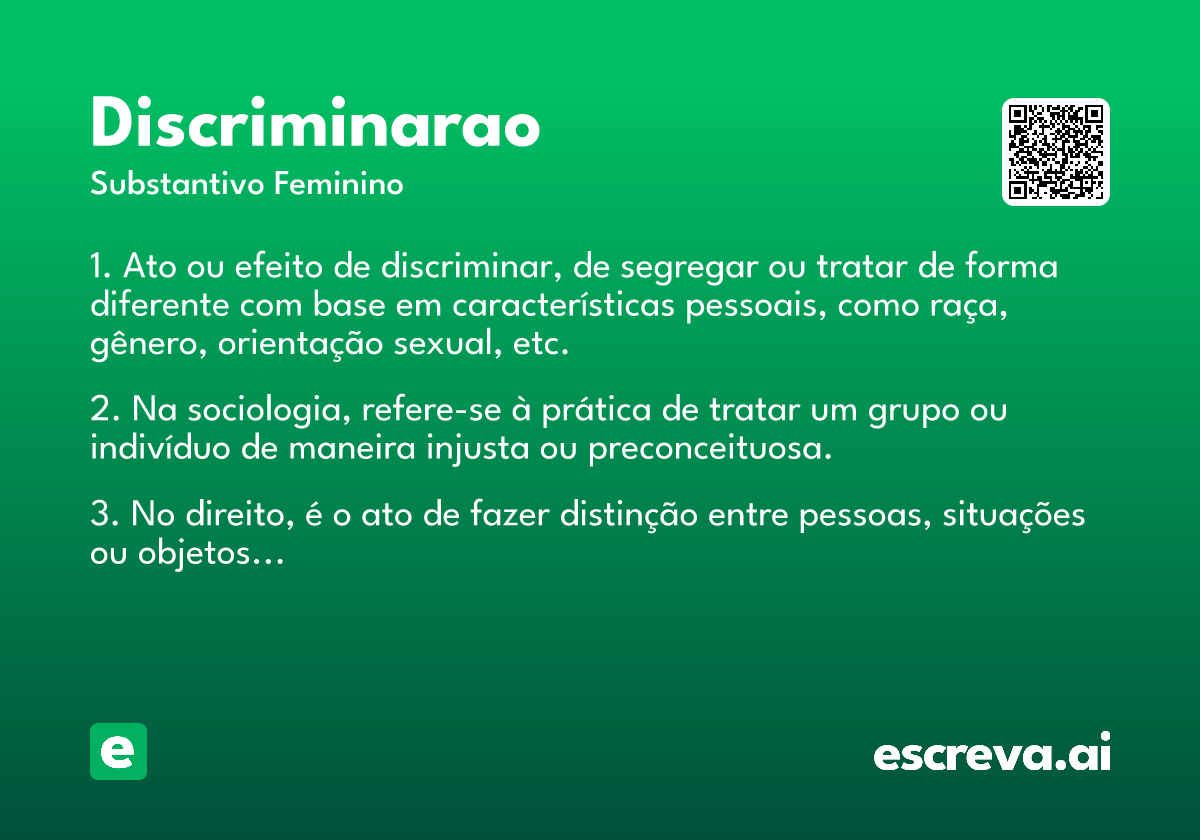 discriminarao