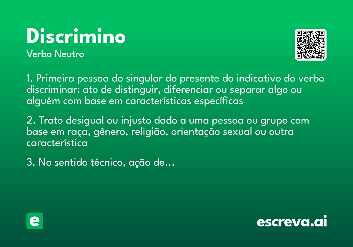 discrimino