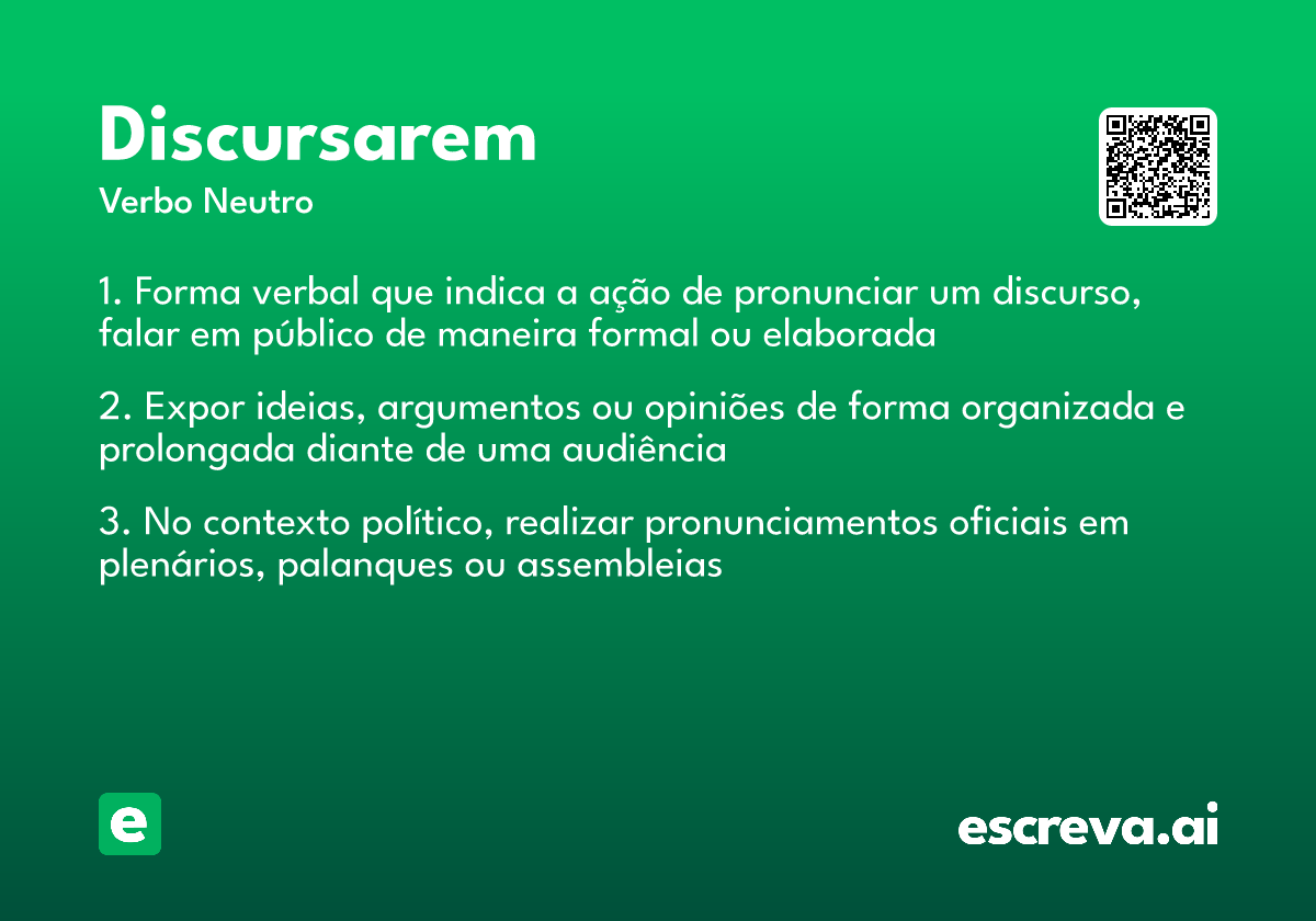 discursarem
