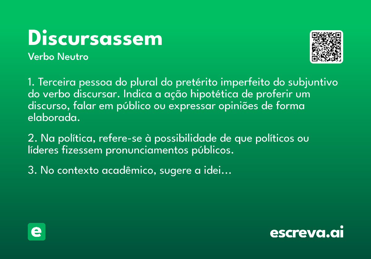 discursassem