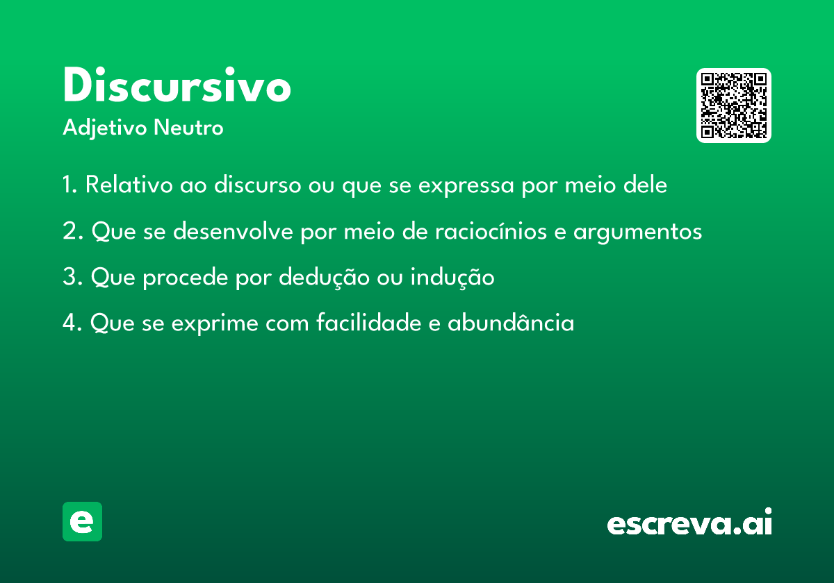 discursivo